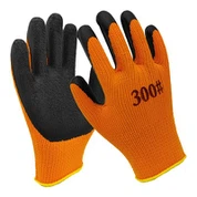 بلیک لیٹیکس لیپت کرینکل دستانے